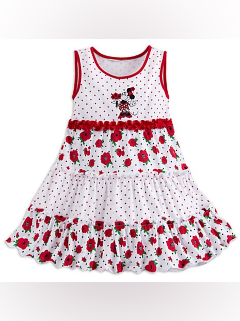 Authentic Disney Parks - Minnie Mouse Floral Dress 6 Months